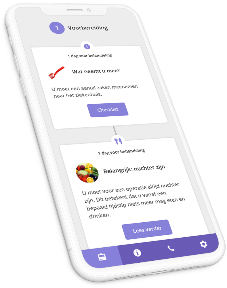 Patient Journey App zorgt er voor dat zorgprofessionals de patiënten kunnen informeren en activeren met de juiste informatie op het juiste moment.